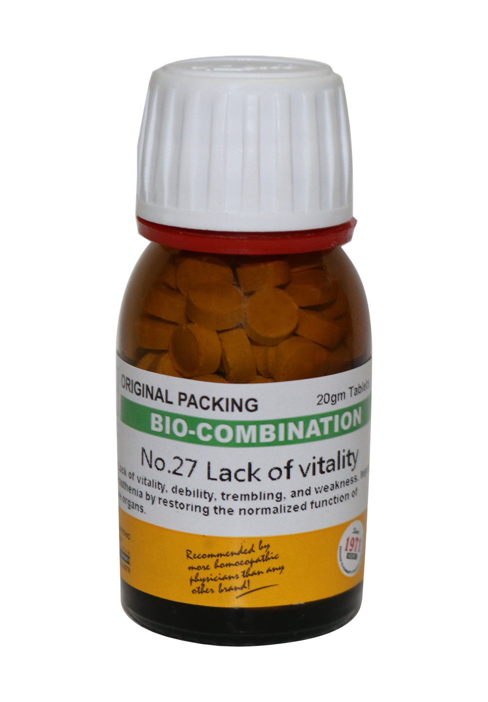 Bio-Combination 27 (Lack of vitality)