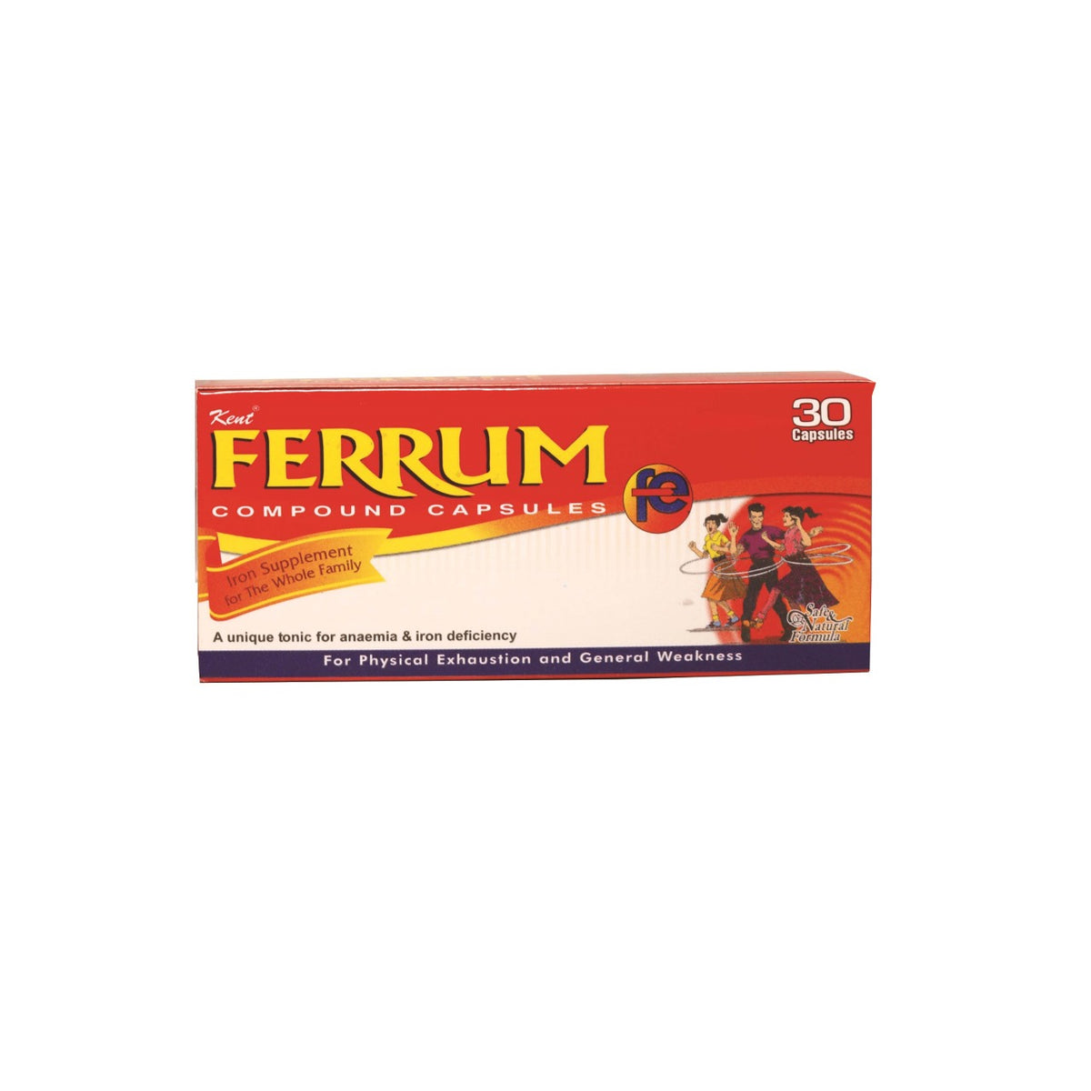 Ferrum Compound Capsules – Kent Pharma